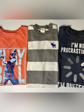 Lot of 3 Boys Tee Shirts - Size Large